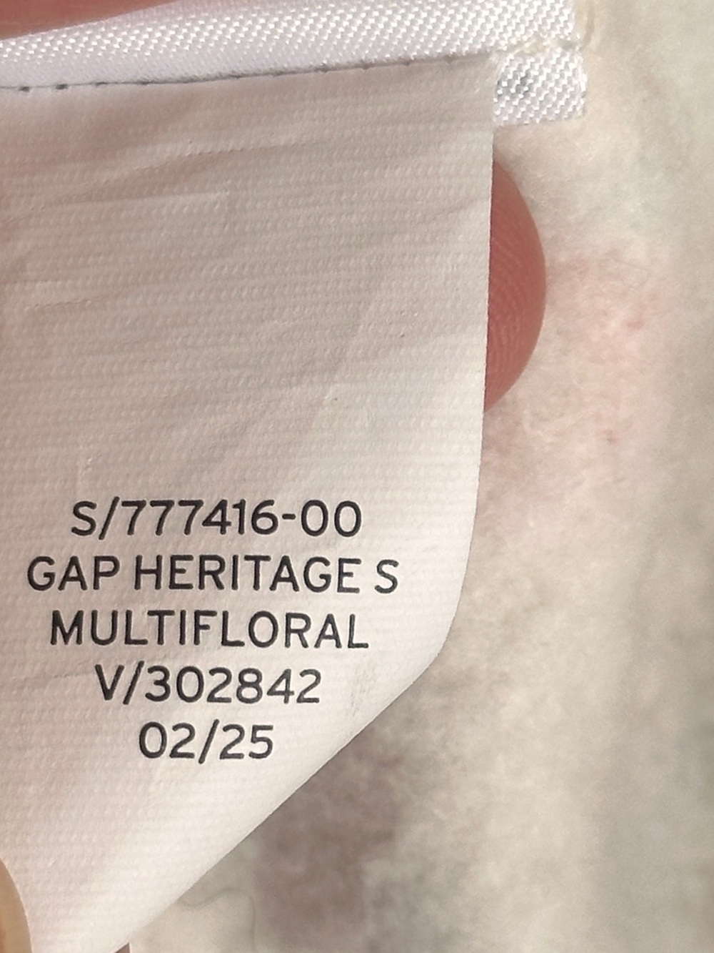 GAP Heritage Floral Logo Sweat Shorts White Multicolor Drawstring Fleece XL - Picture 7 of 12